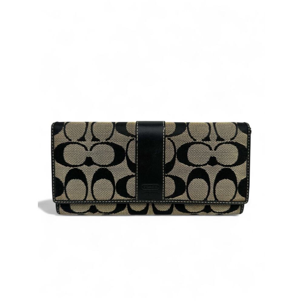 Vintage Coach Y2K Black Bifold Wallet
